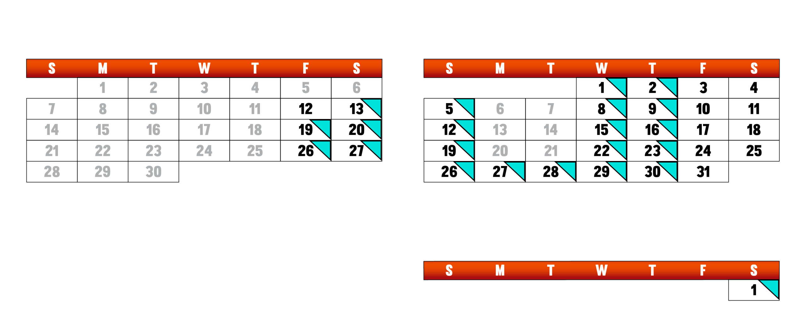 FFSLC25_SeasonDates_Bounce Back Calendr_Dark Background fear factory slc bounce back days calendar 2025